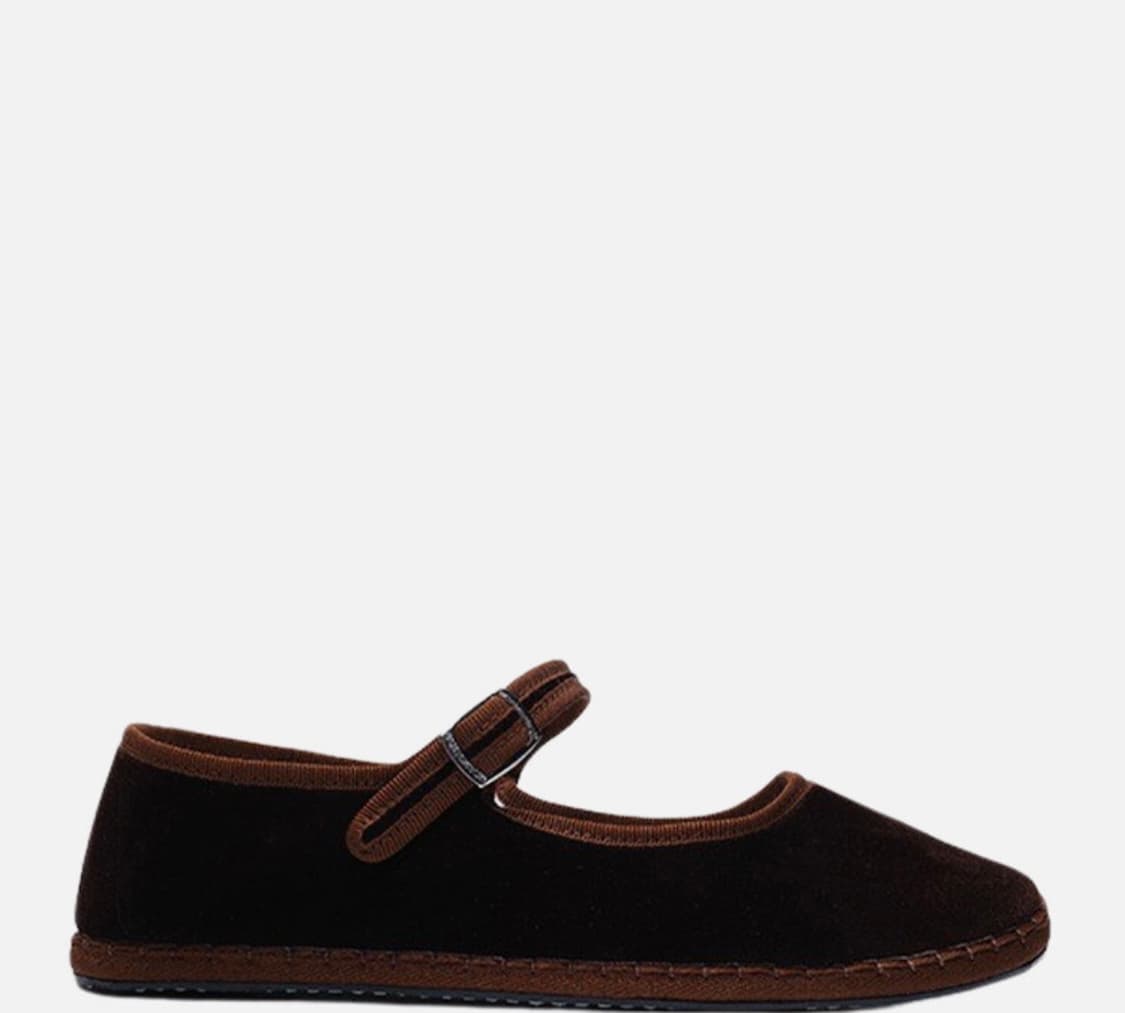 드로게리아 크리베리니 벨벳 메리제인 브라운 38,37 상품이미지2