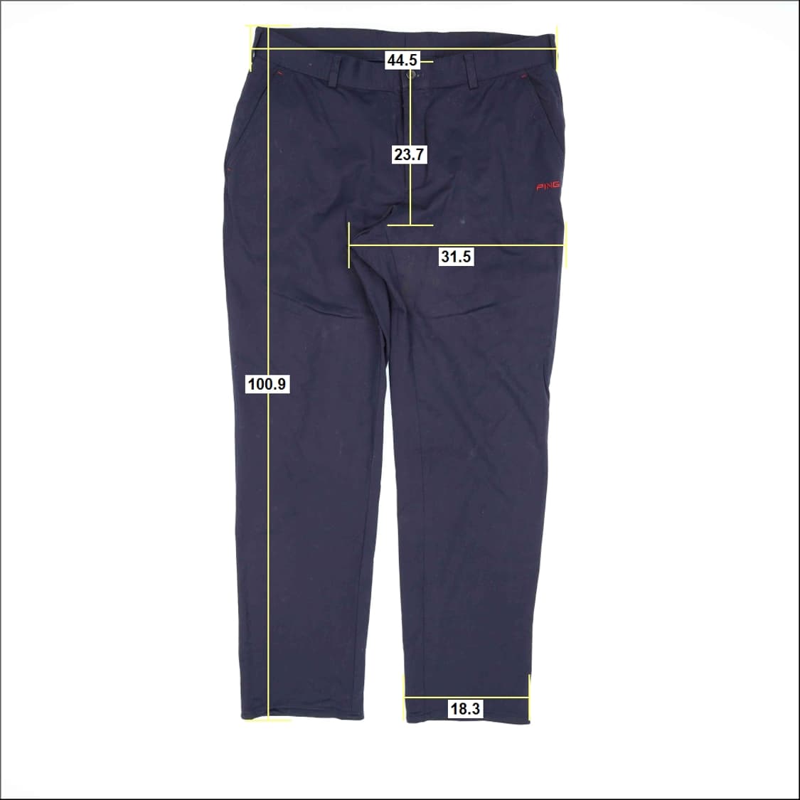 [실측확인] 핑 골프 바지 기모 팬츠 1107HR3 상품이미지9