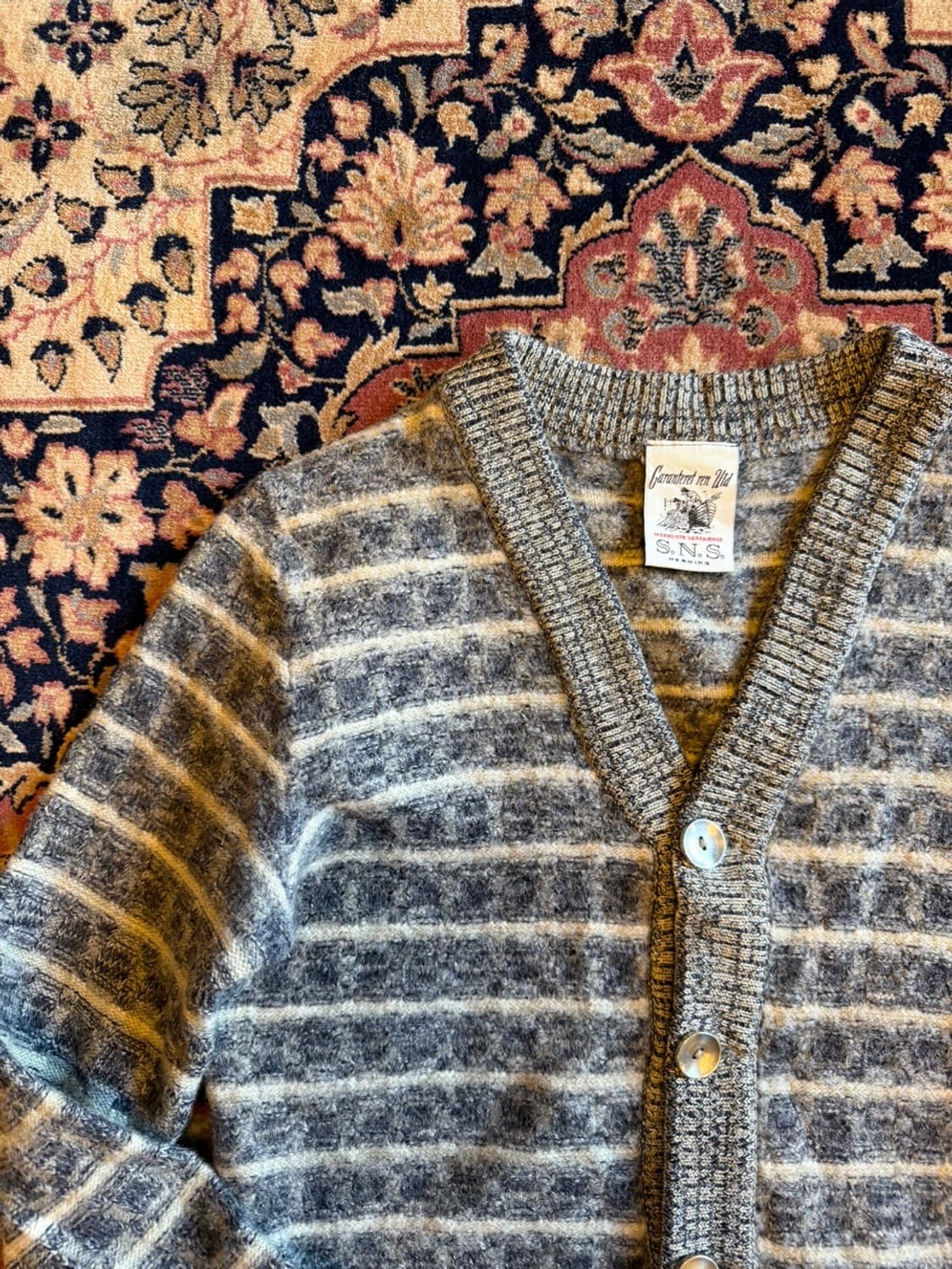 Garanteret ren uld 가디건 55~66 상품이미지2