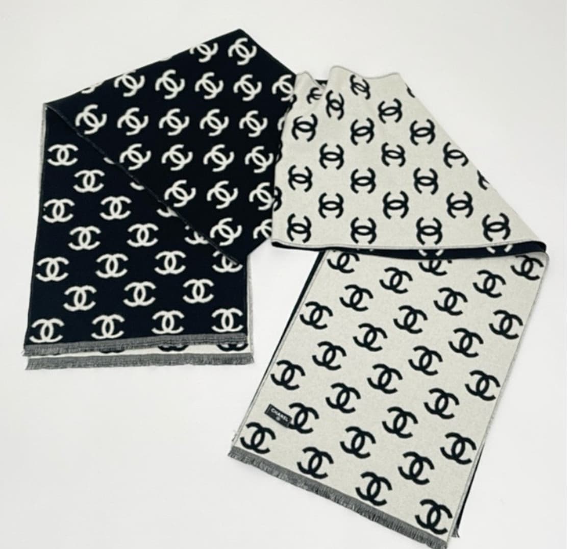 (새상품)샤넬 CC로고 캐시미어머플러 상품이미지4