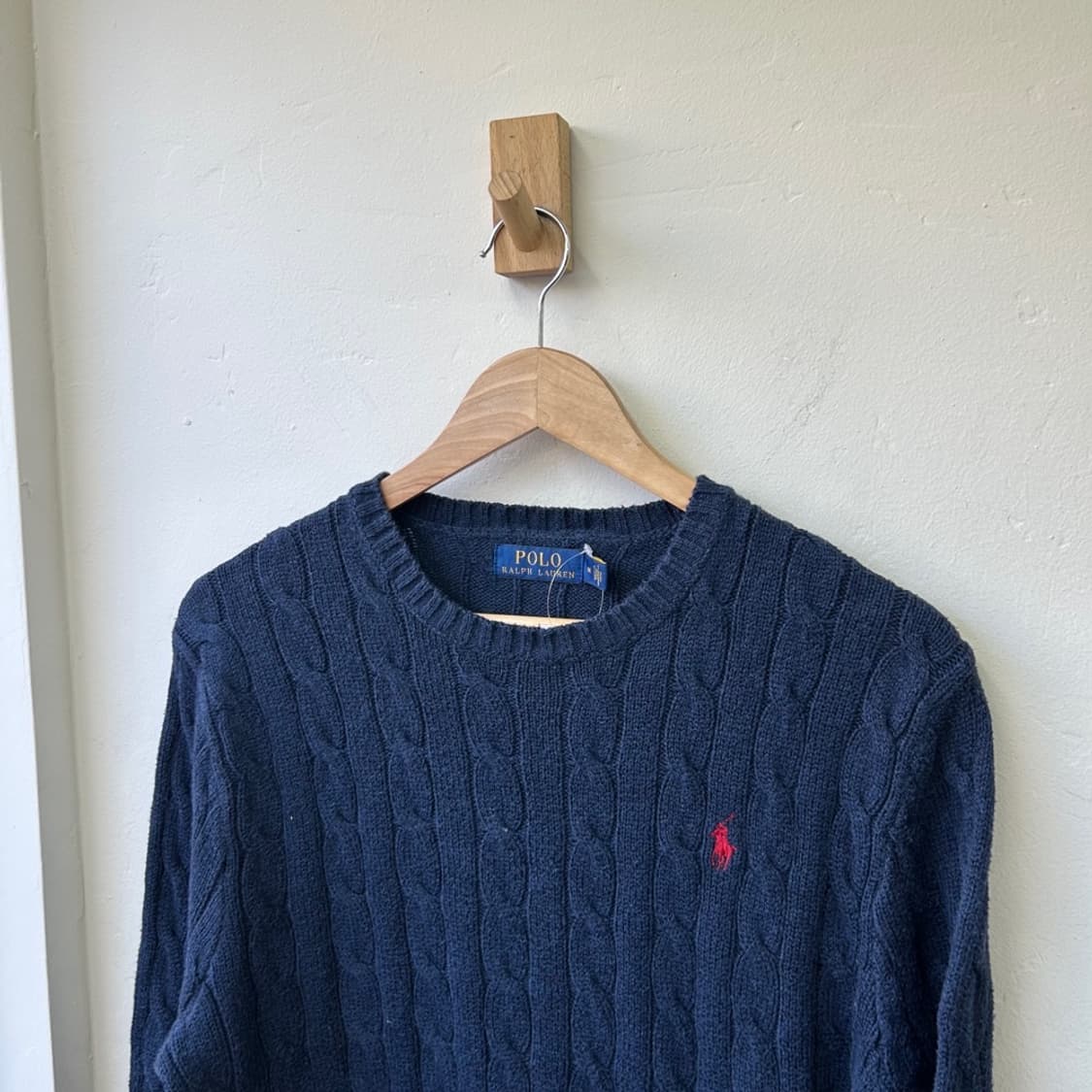 16079 - 폴로 랄프로렌 네이비 케이블 니트 상품이미지1