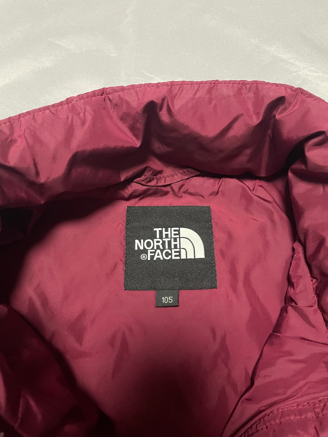 노스페이스 700 버건디 경량패딩 XL 105 상품이미지3