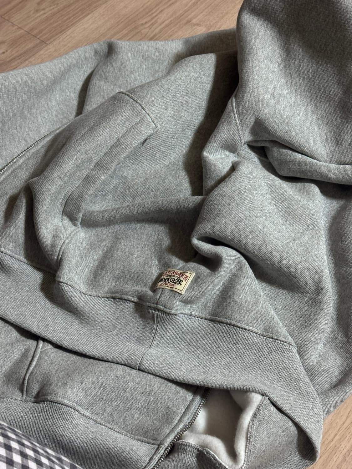 스투시 워크기어 릴렉스 플리스 후드집업 XXL 상품이미지3