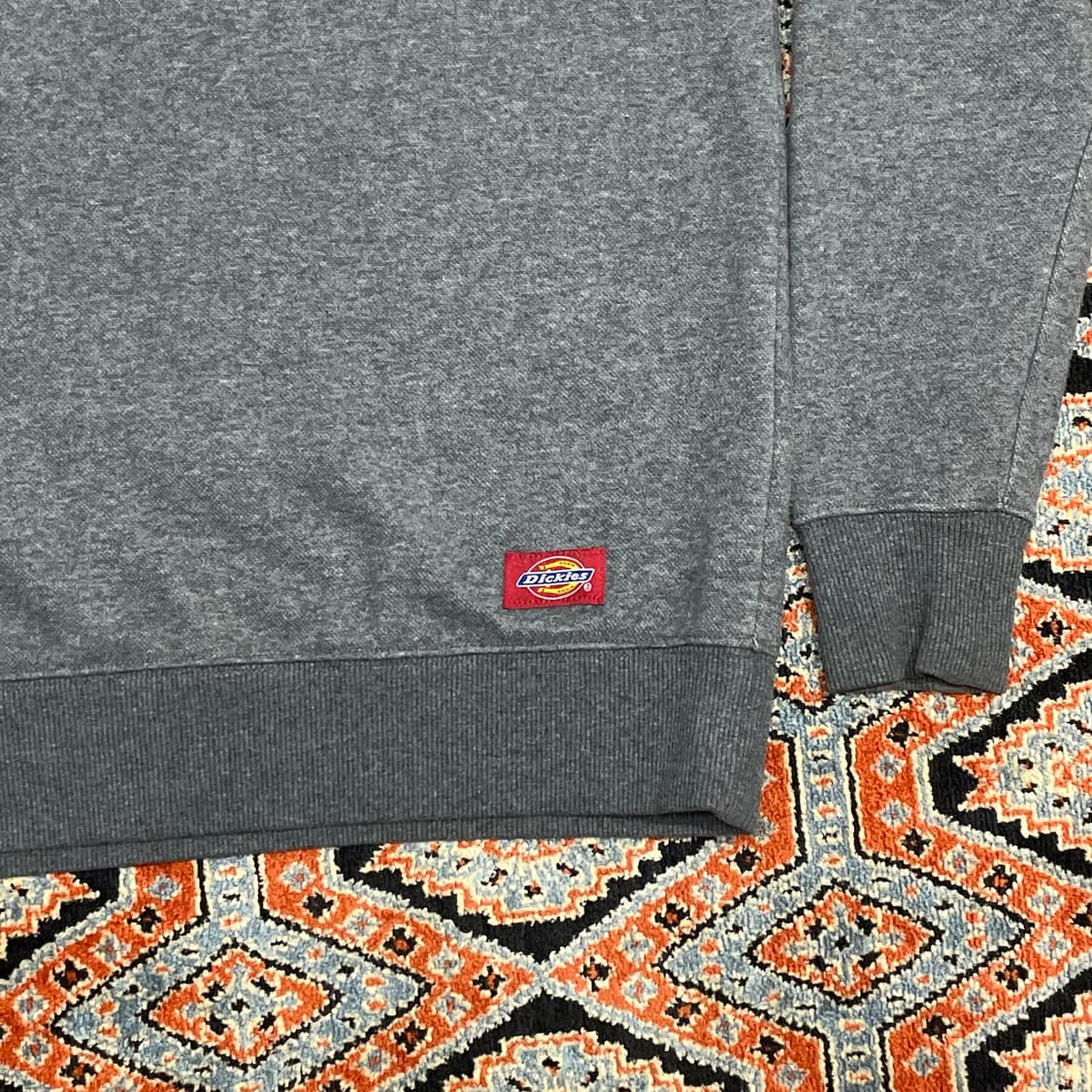 디키즈 스펠로고 차콜 기모 맨투맨 여성S 상품이미지3