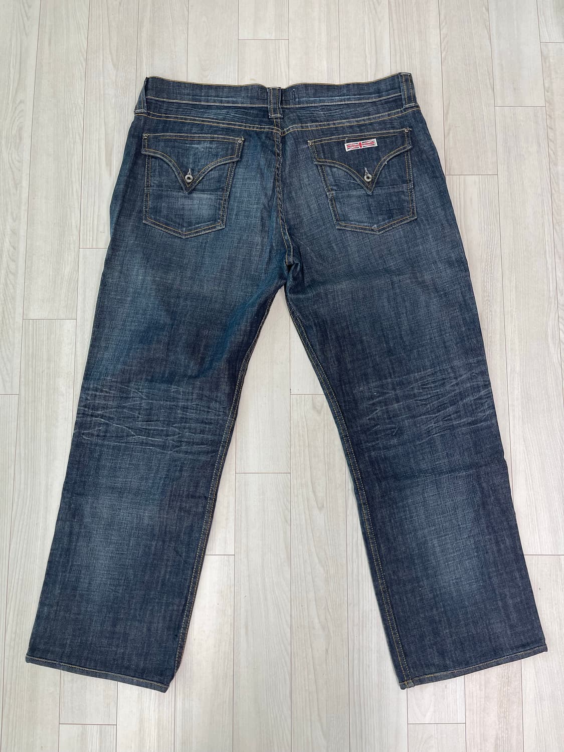 허드슨 다크블루 워싱 데님 40인치 (Made in USA) 상품이미지6