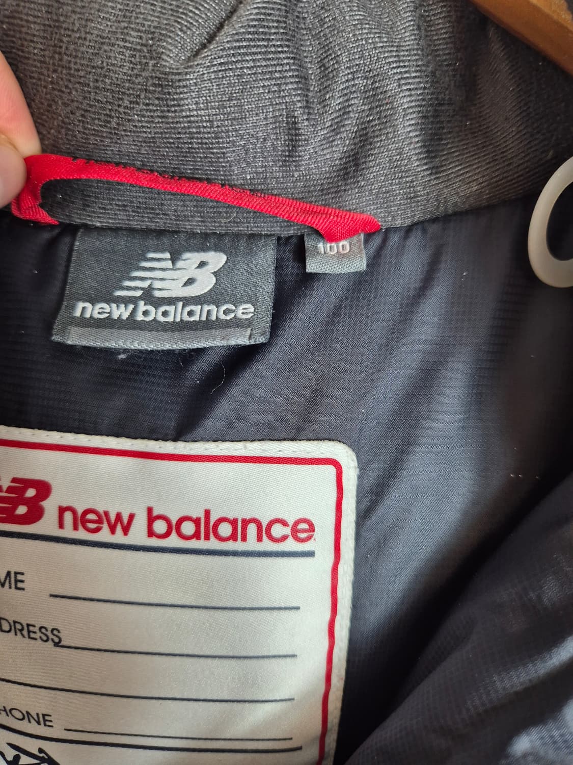 100 )뉴발란스 덕다운 패딩 점퍼 블랙 상품이미지7