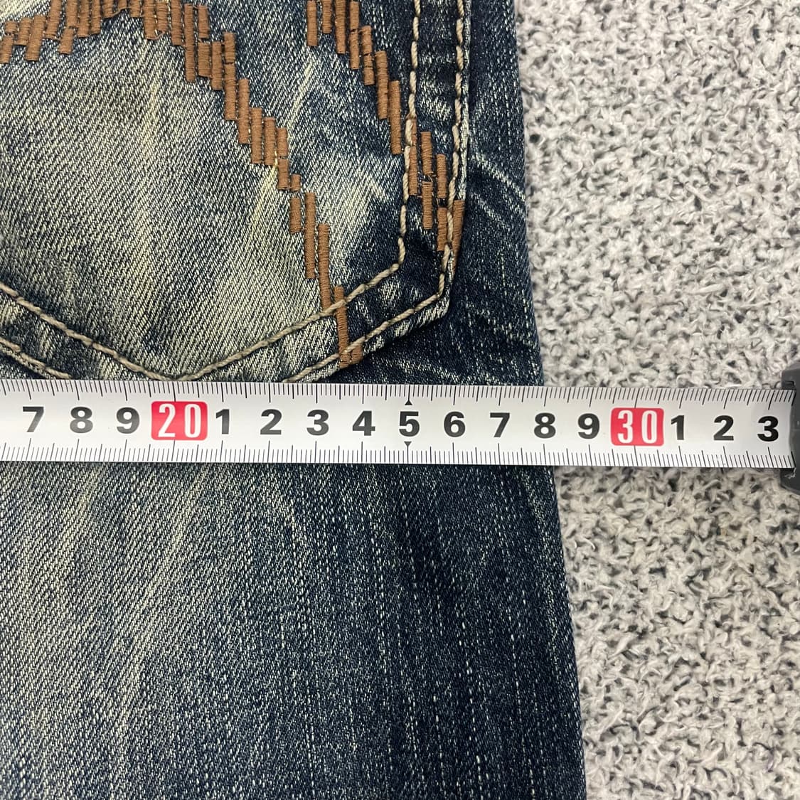 71 버커루 빈티지 워싱 데님팬츠 0210S 상품이미지6