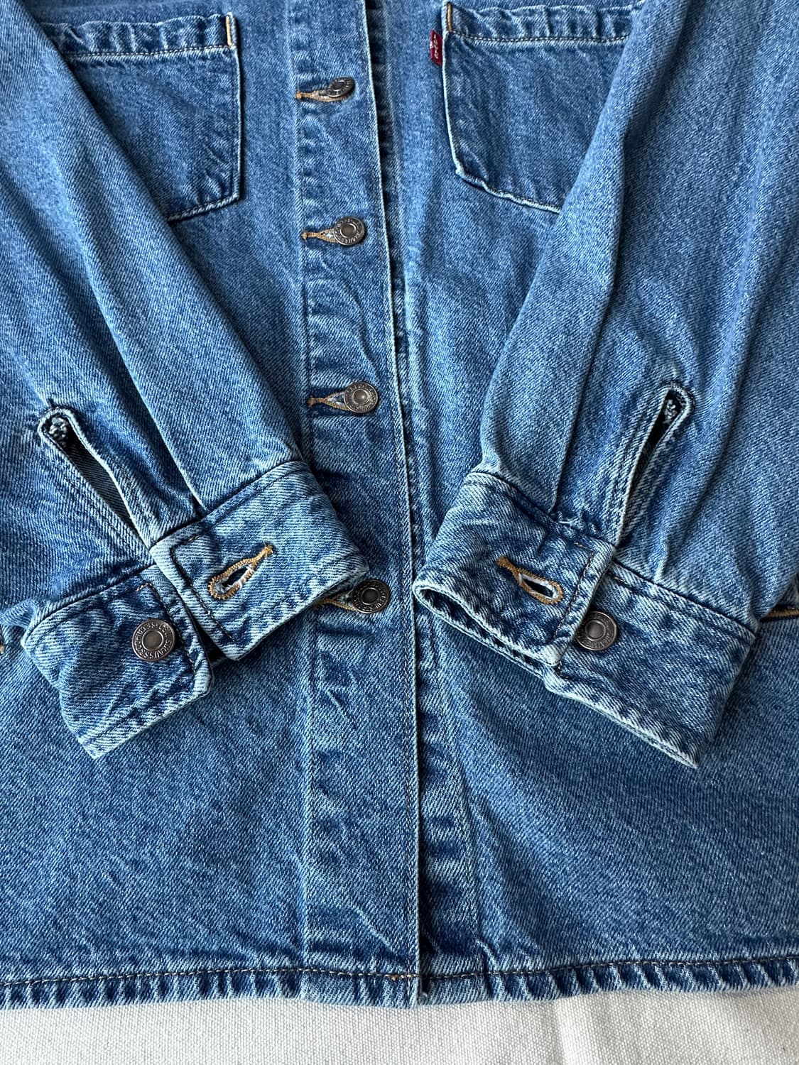 리바이스 셔츠형 데님 자켓 셔켓 100 상품이미지3