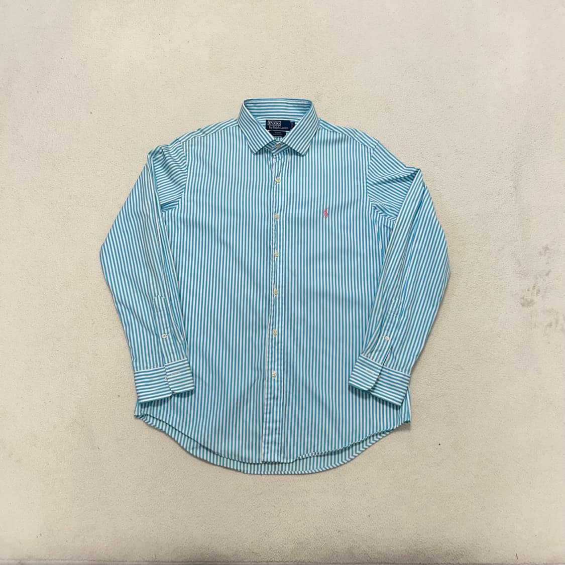 Polo sky blue stripe shirt 상품이미지4