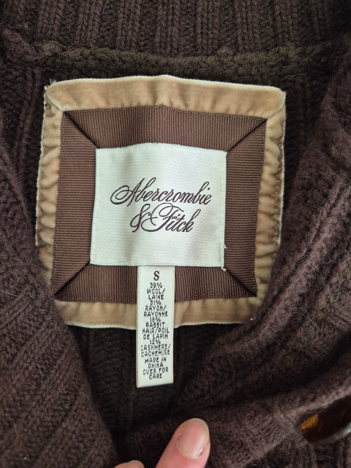 아베크롬비 꽈베기니트 가디건 상품이미지2