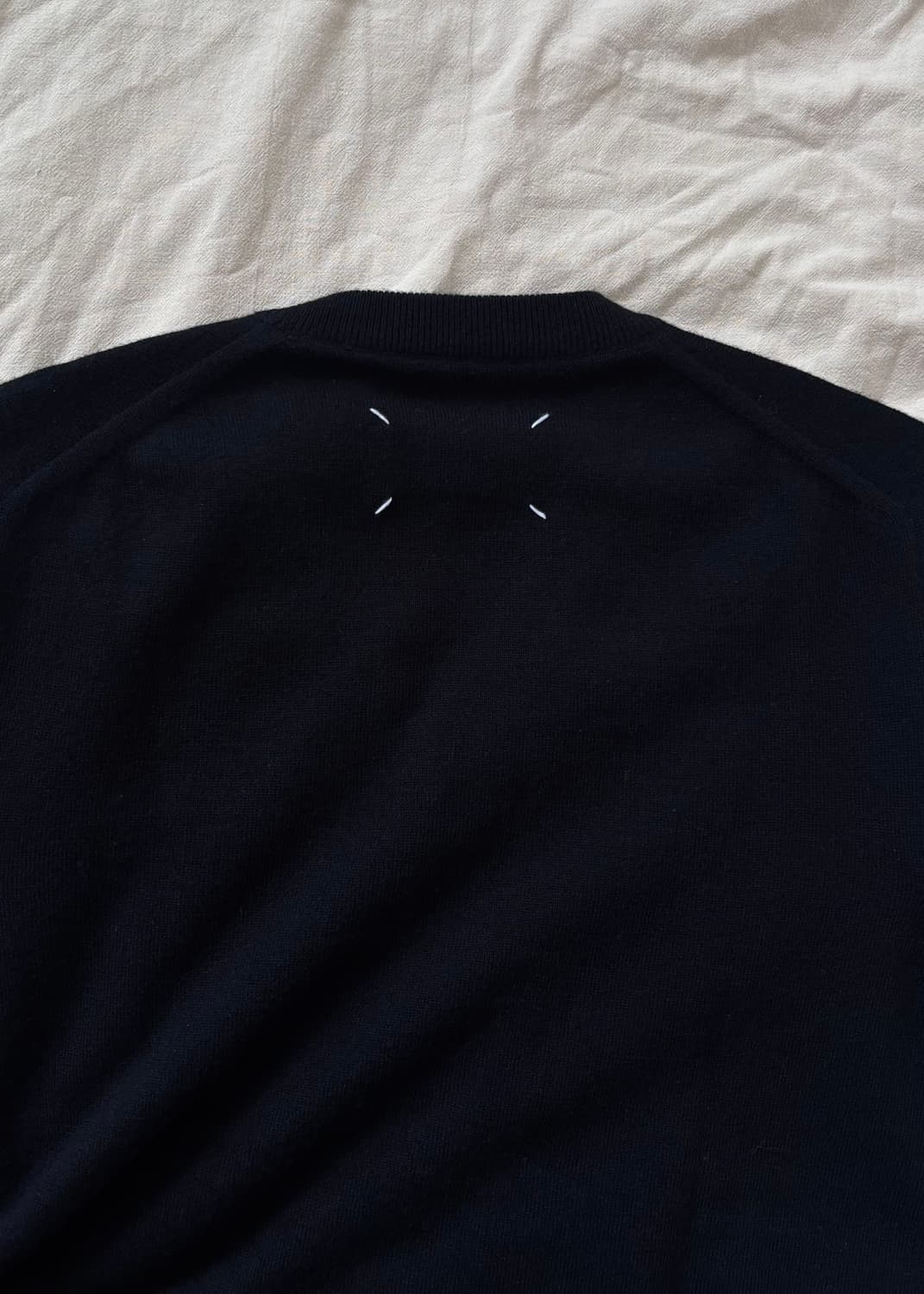 마르지엘라 램스킨 레더 엘보우 울 니트 상품이미지2