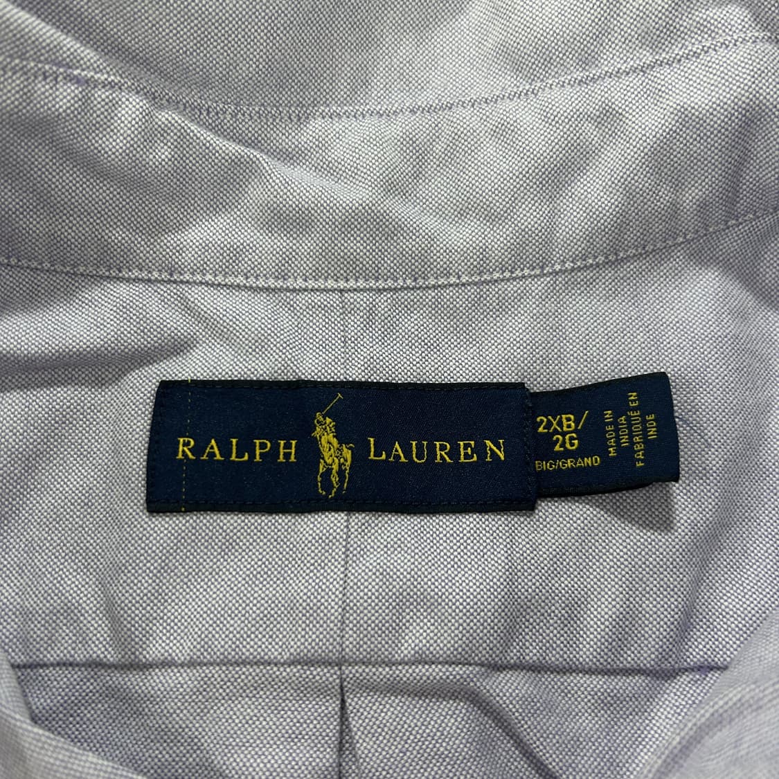 폴로 랄프로렌 셔츠 연보라색 XL 상품이미지2