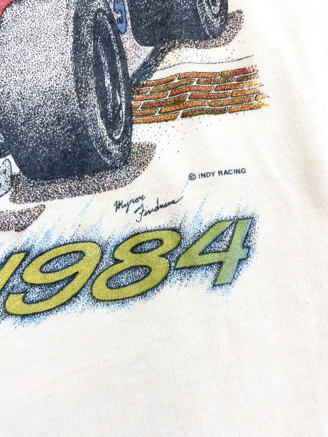 1984 Indy 500 Racing Ringer T-shirt 상품이미지7