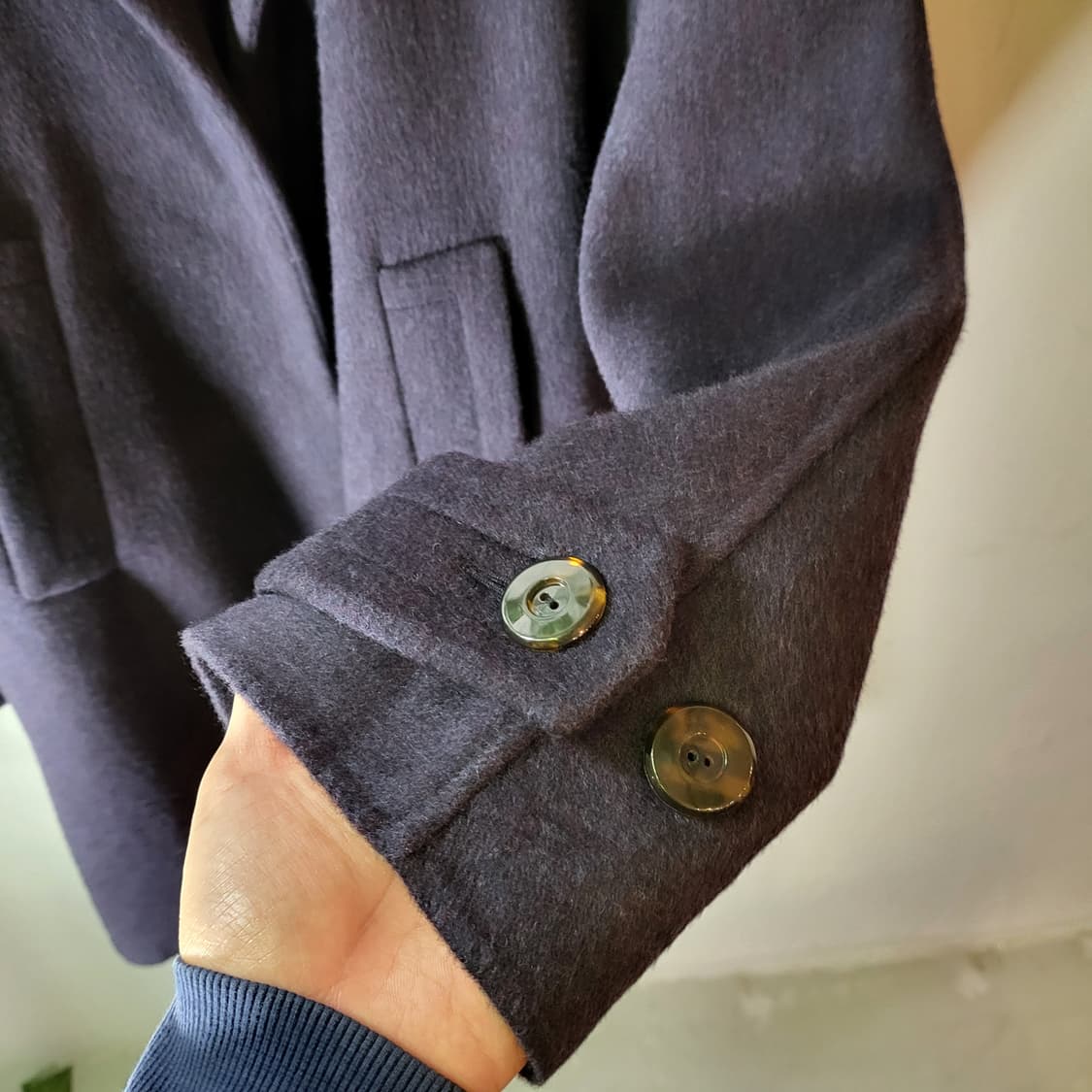 시스템 핸드 메이드 오버핏 코트 (F) 상품이미지4