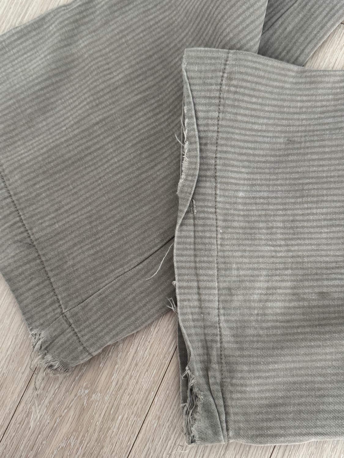 코이세이오 스트라이프 로우라이즈 팬츠 베이지 1 상품이미지5