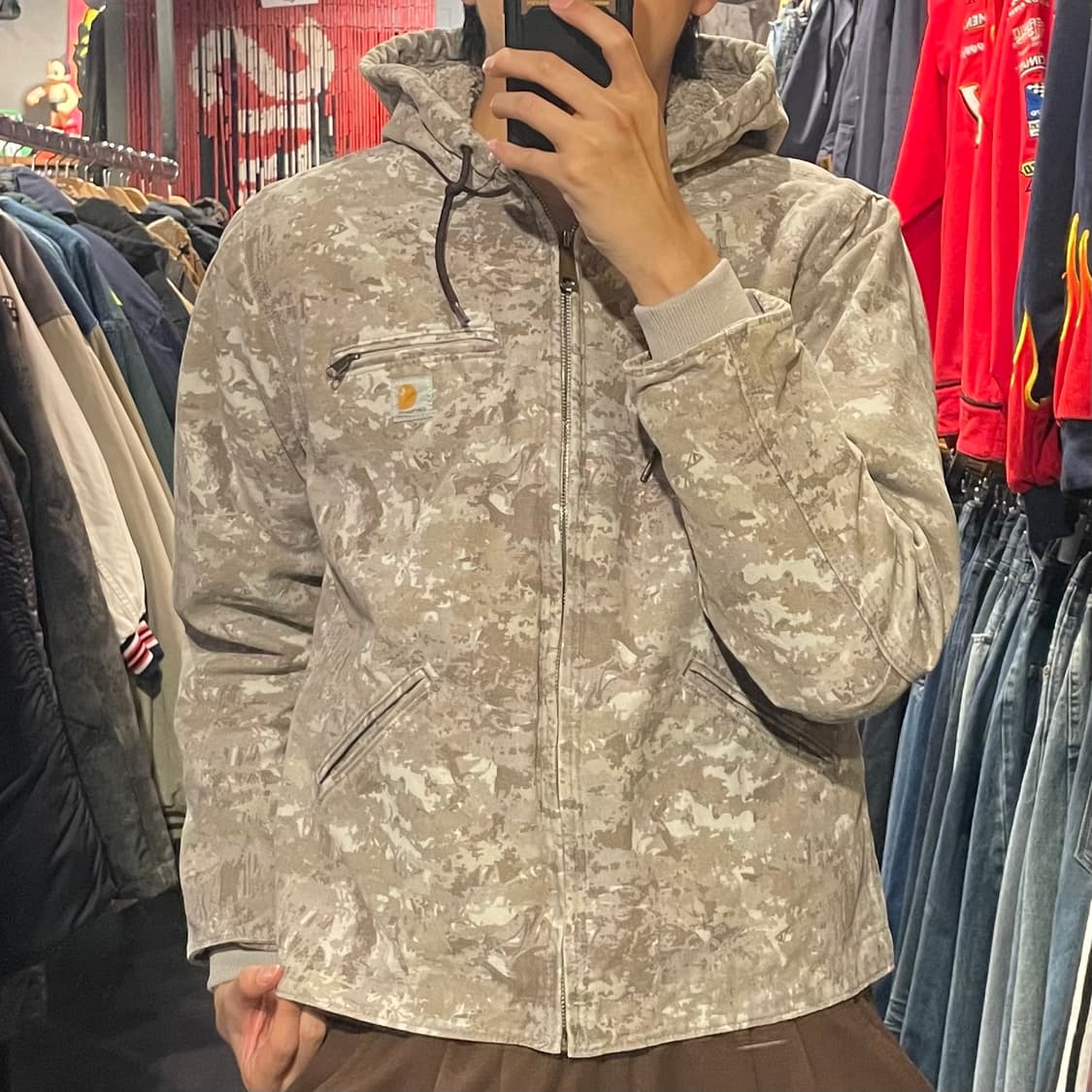 [IM] carhartt 칼하트 오리지널 카모 후드 액티브자켓 상품이미지2