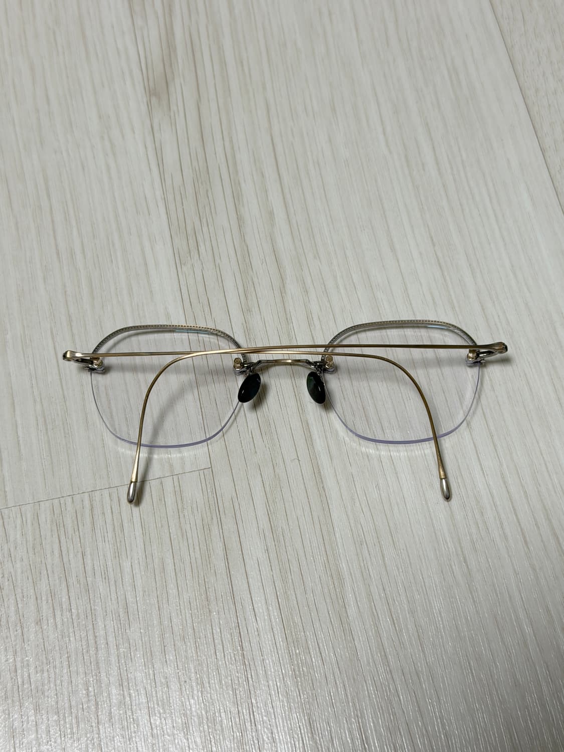 텐아이반 no.2 II c.4S 48 사이즈 반무테 안경테 상품이미지3