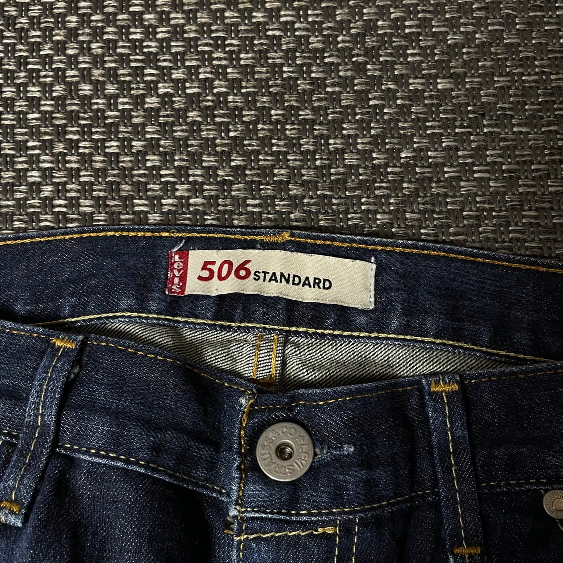 (38) 리바이스 506 스탠다드 딥블루 워싱 데님 팬츠 상품이미지3