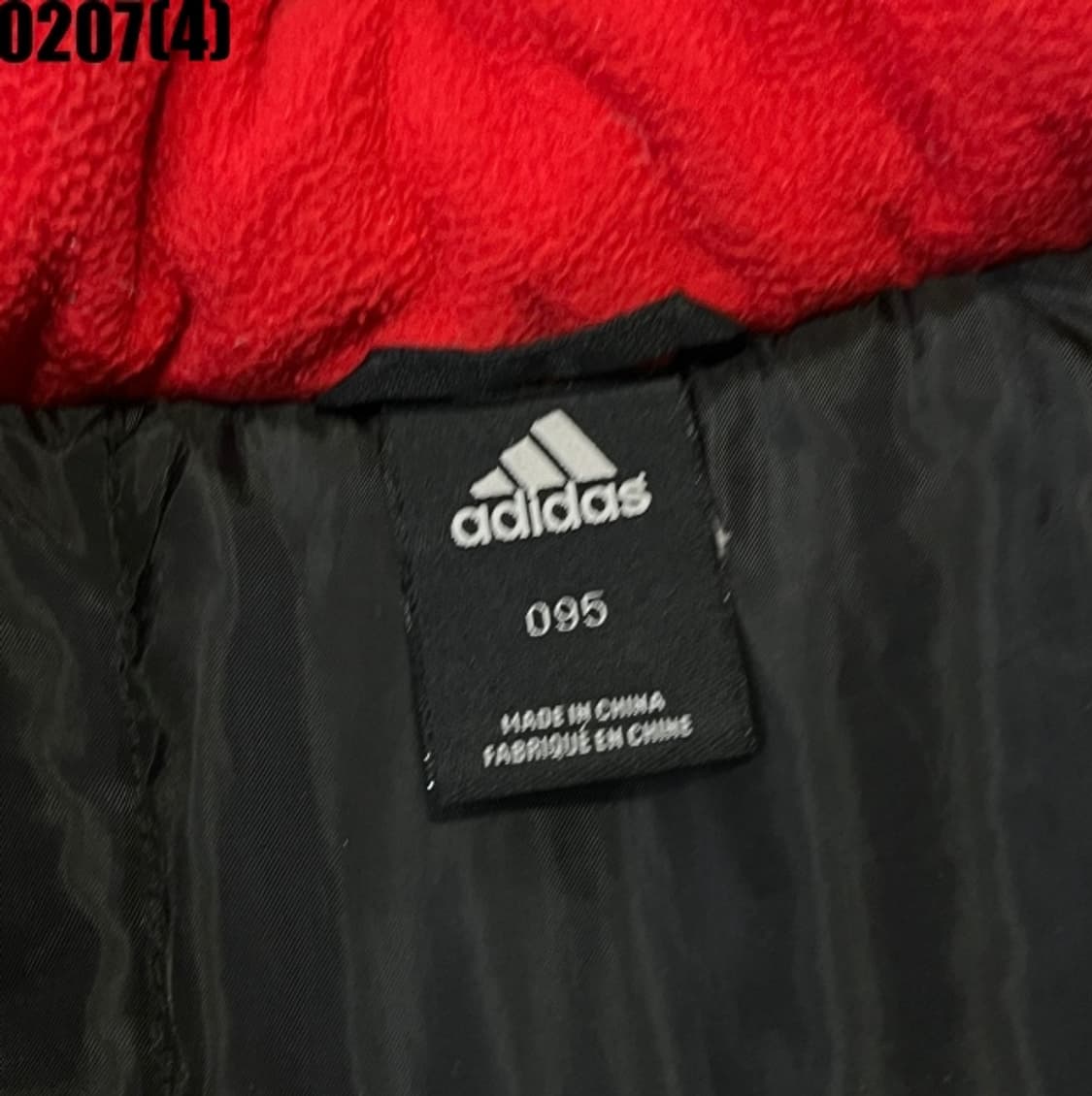 [95] 아디다스 블랙 삼선 후드 패딩 점퍼 0207(4) 상품이미지4