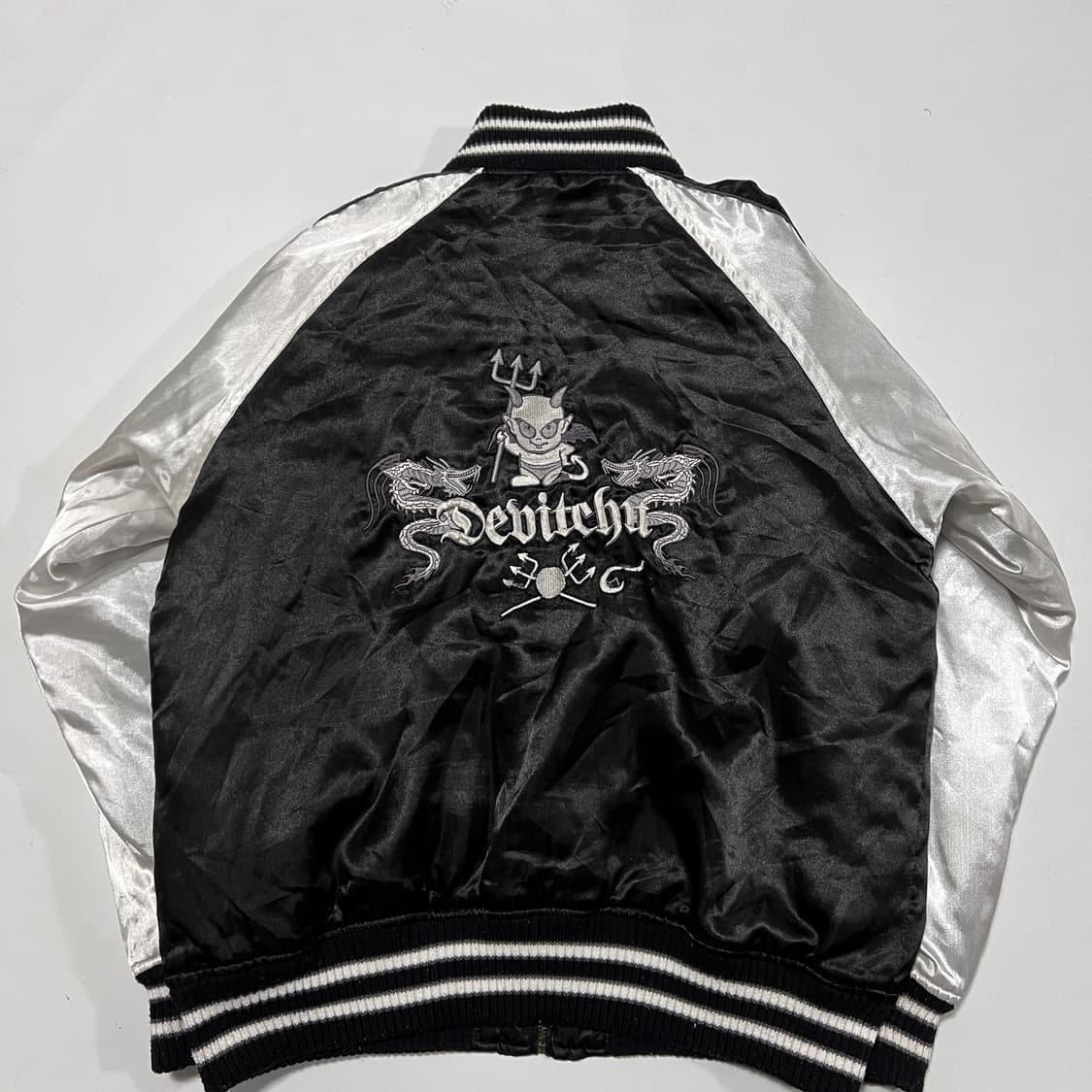 JPN 재팬 베이비데블 블랙 빈티지 스카쟌(M~L) 상품이미지3