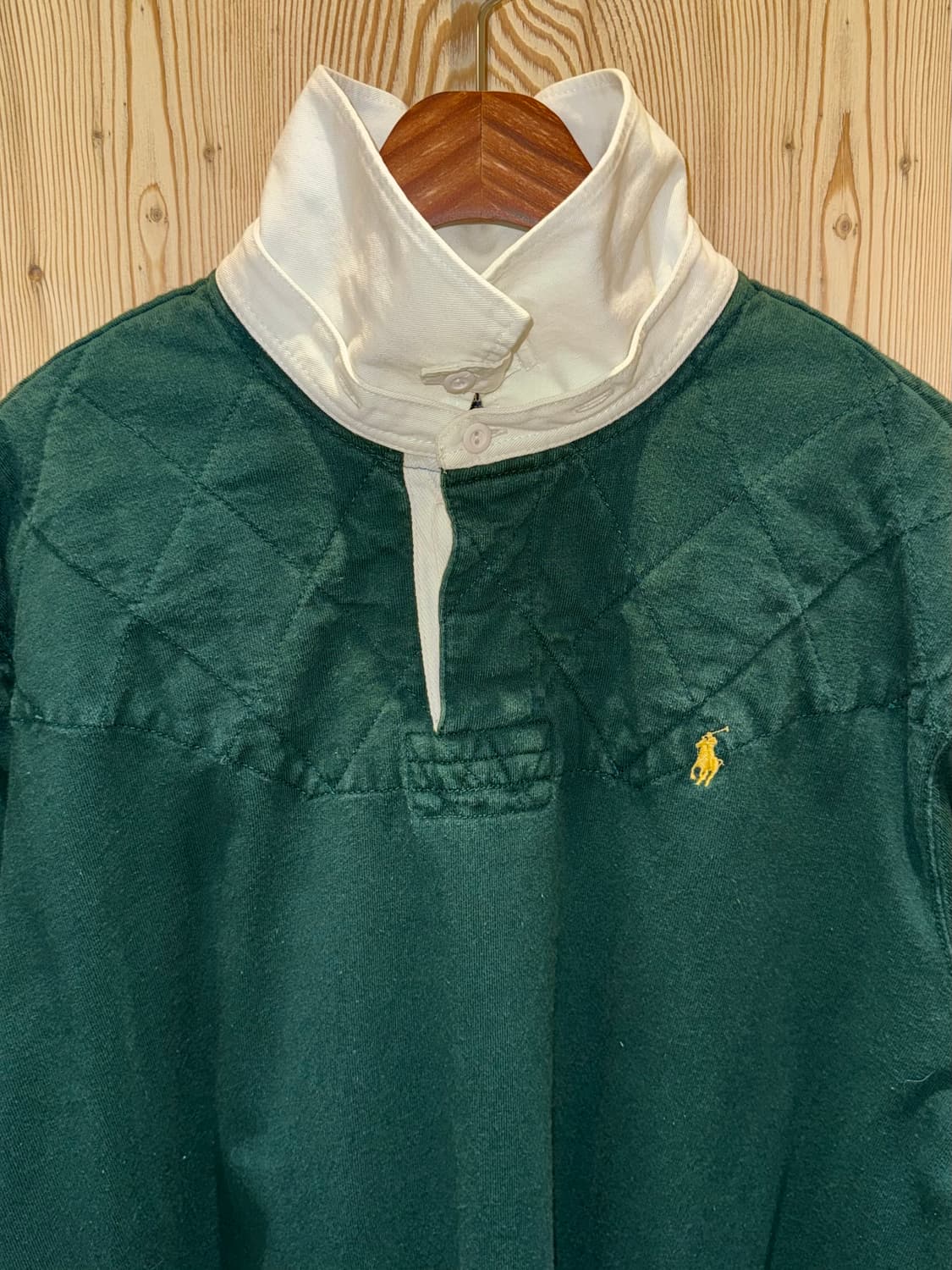 폴로 랄프로렌 럭비셔츠 그린 상품이미지2