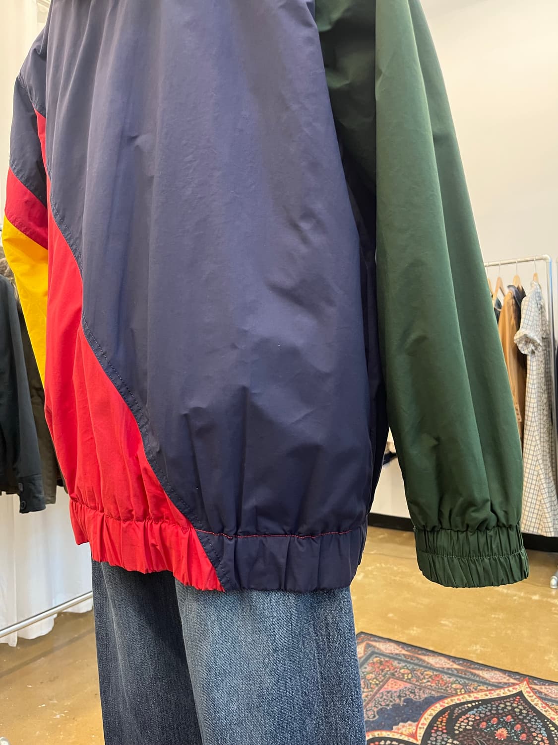 90s 타미 진스 나일론 바람막이 자켓 상품이미지6