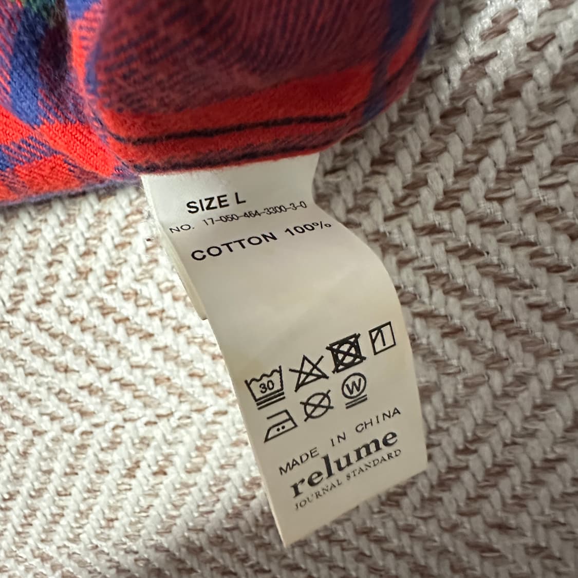 JOURNAL STANDARD check shirt red 상품이미지4