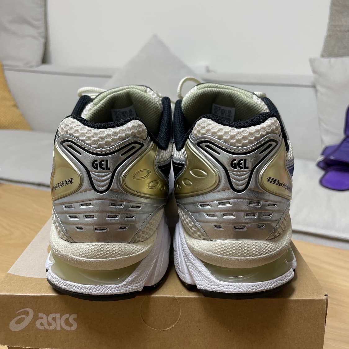아식스 젤카야노14 버치퓨어실버 275 상품이미지5
