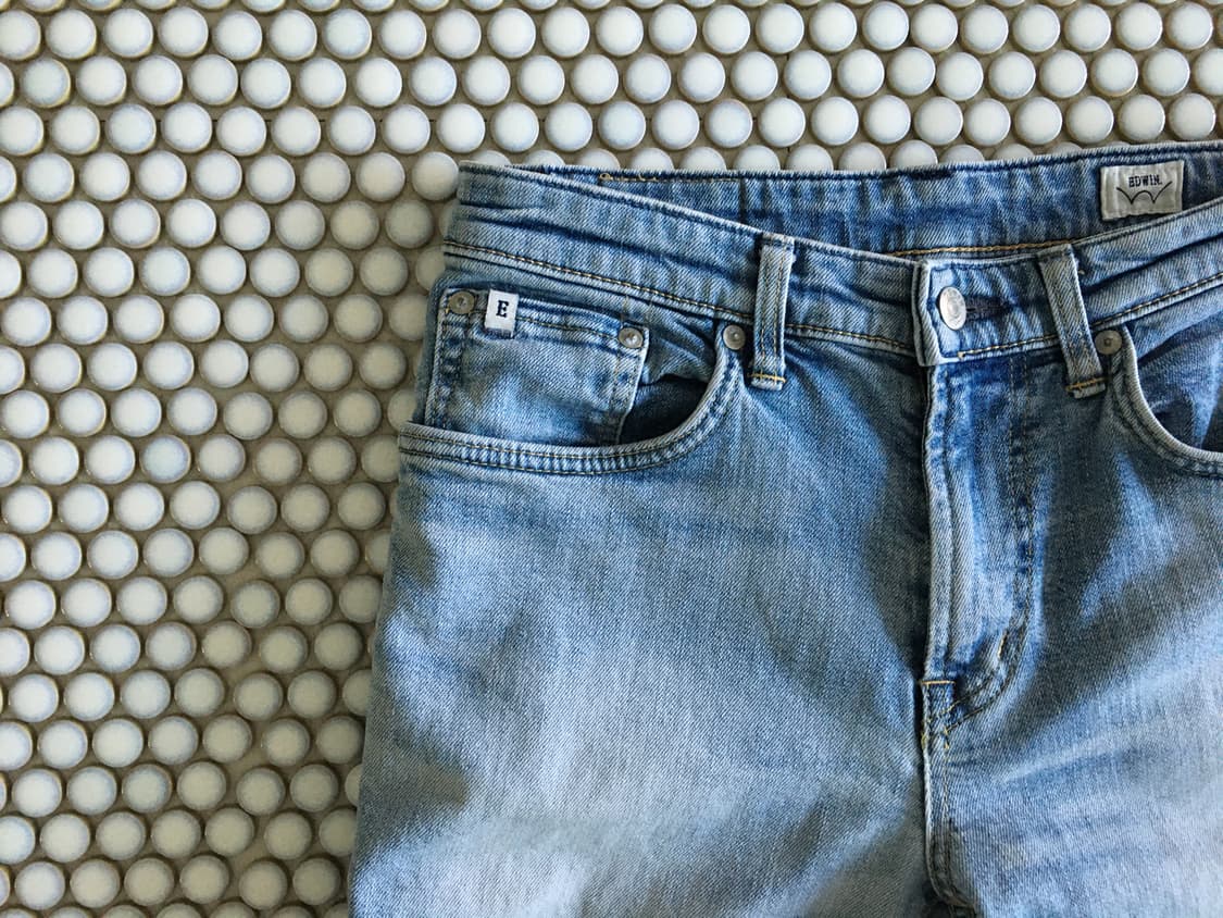 edwin) light wash straight jeans 상품이미지4