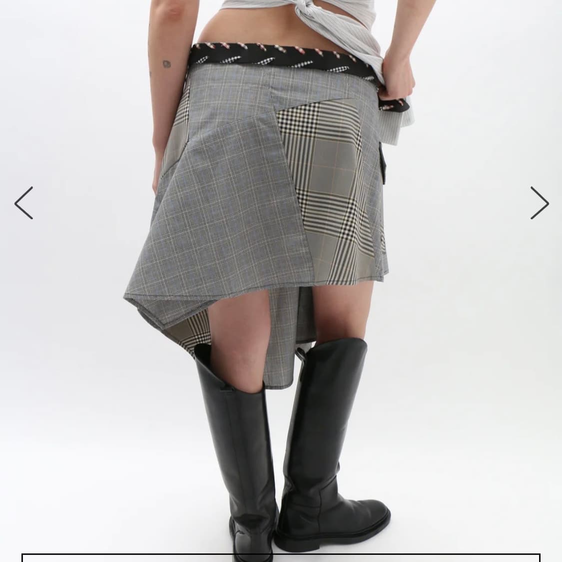 (36) 레이브리뷰 noa 체크 스커트 skirt 상품이미지2
