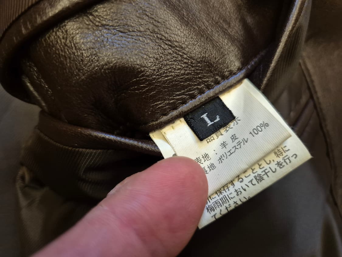 90s D'urban 양가죽 맥 코트 상품이미지7