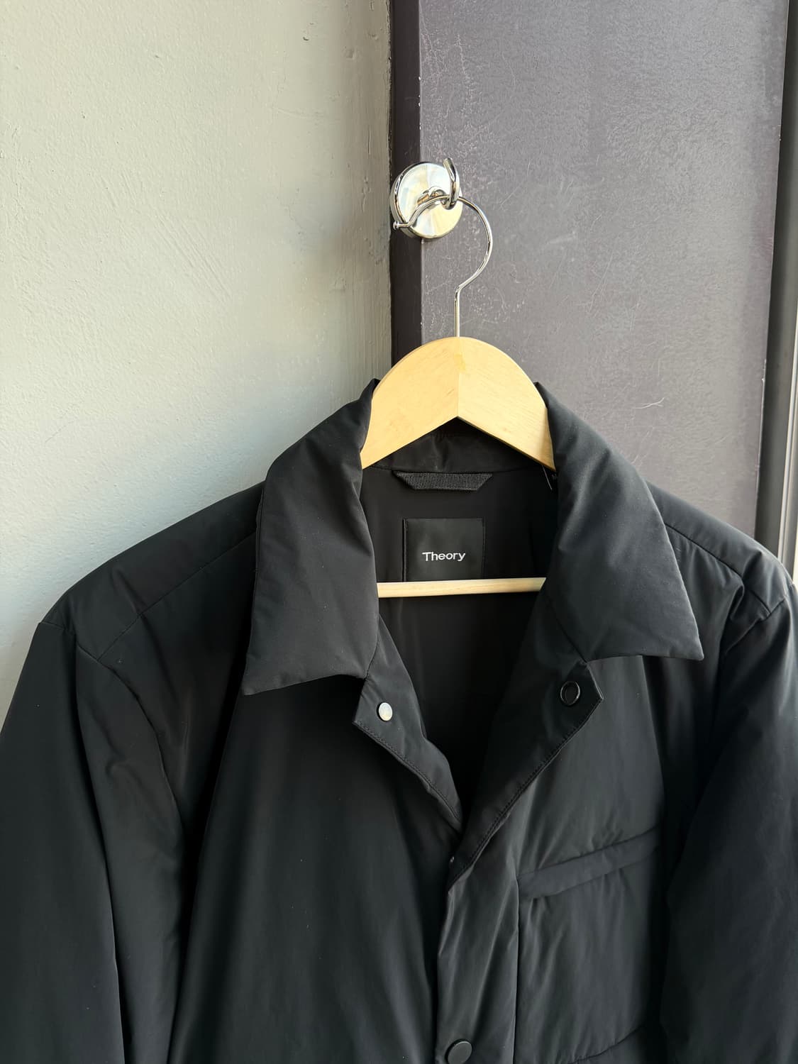 M/ 띠어리 페이퍼 나일론 데니 패딩자켓 상품이미지5