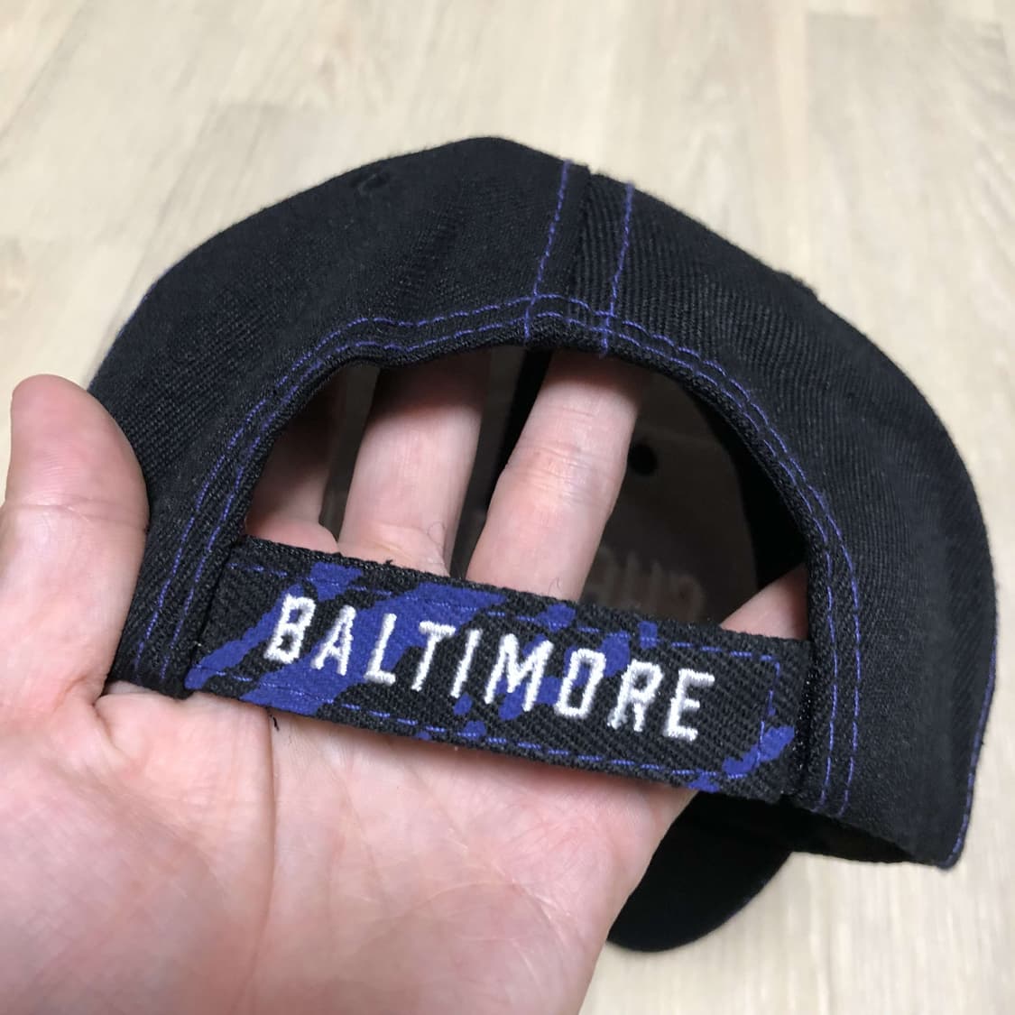 (ONE SIZE) 90's NFL 볼티모어 레이븐스 스냅백 볼캡 대드캡 상품이미지4