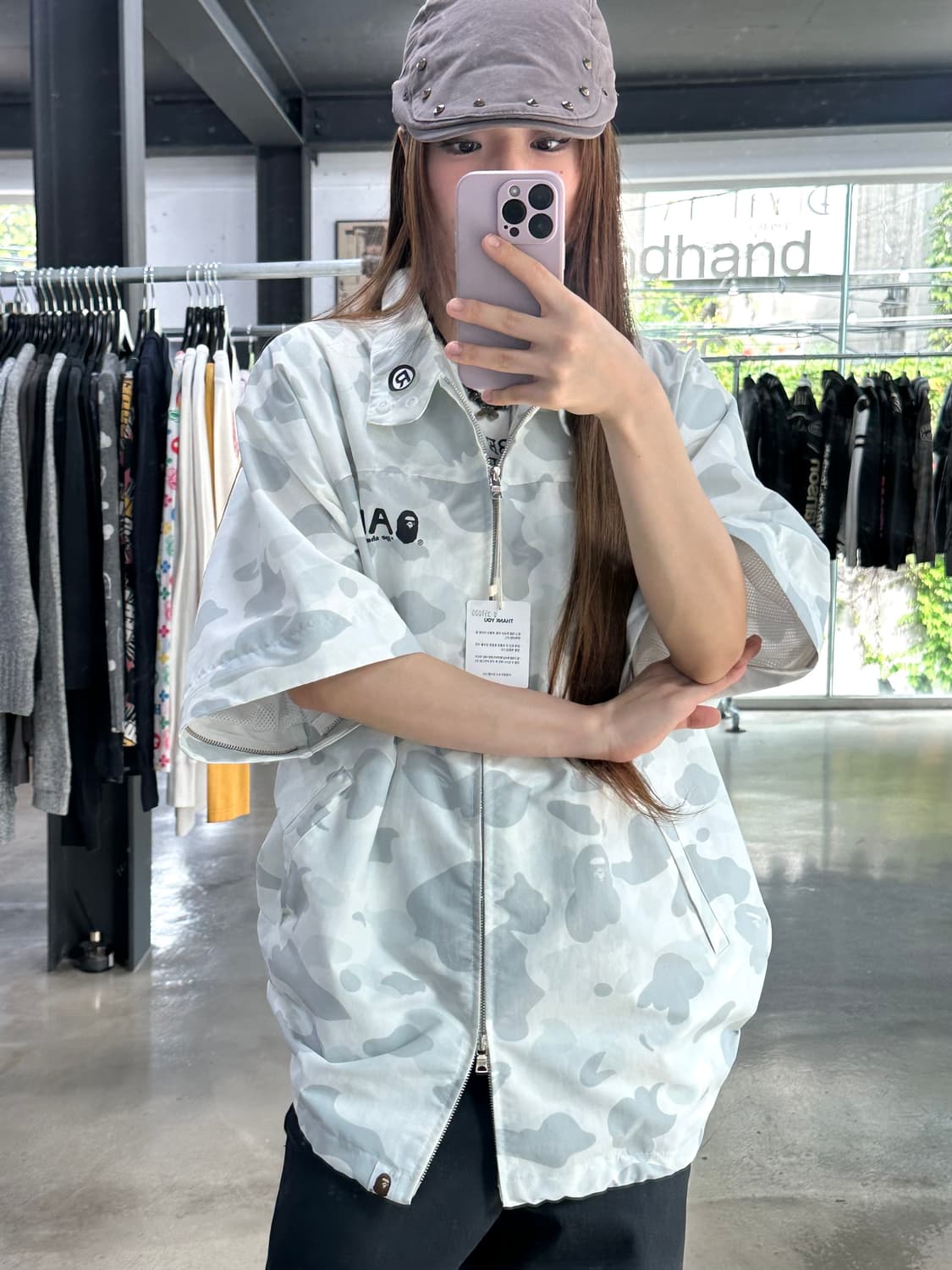 베이프 백계 팔 분리 투웨이 코치자켓  상품이미지5
