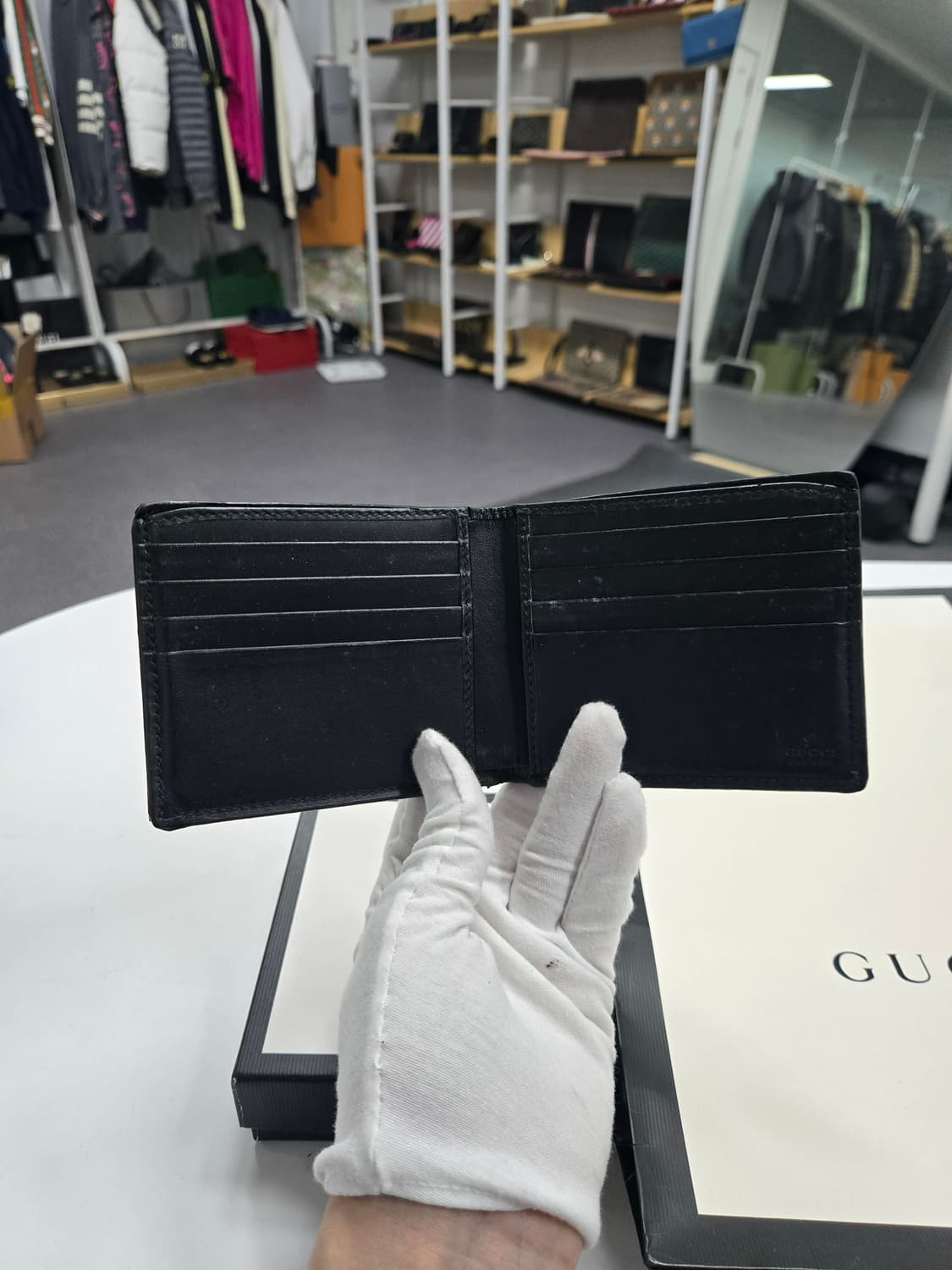 [A급컨디션] 구찌 레드 울프 반지갑 상품이미지5