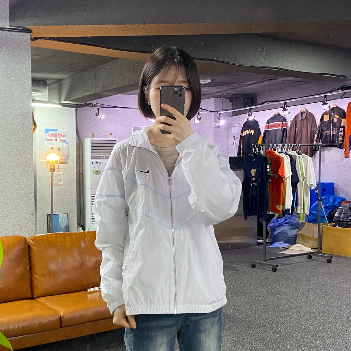 나이키 스우시 스카이 스트링 바람막이 B5163 상품이미지1