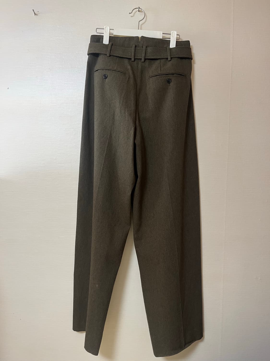 [M] 렉토 벨티드 카키 팬츠 상품이미지2