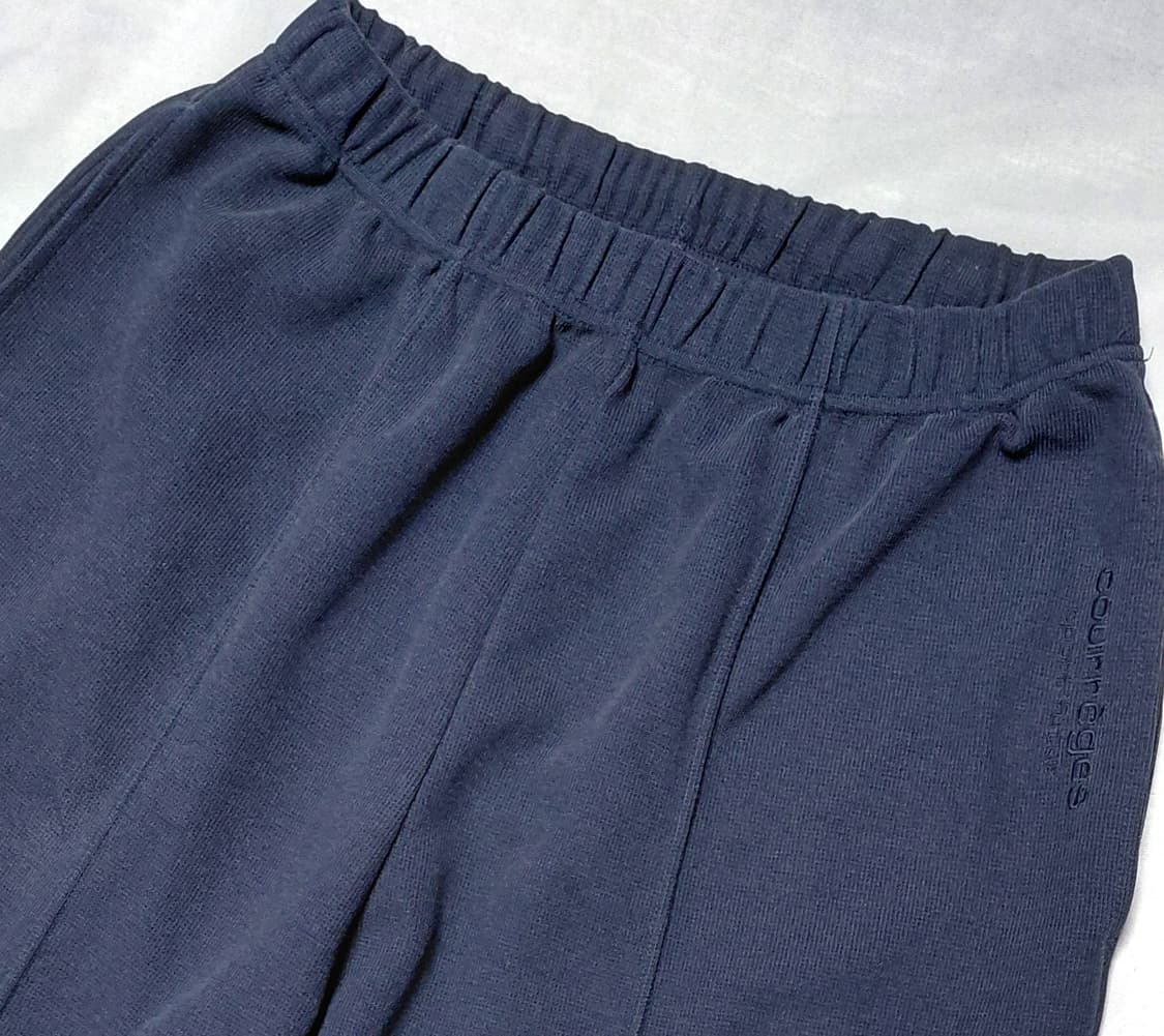 [M/네이비] 꾸레쥬(Courreges) x 데상트 핀턱 조거 팬츠 상품이미지3