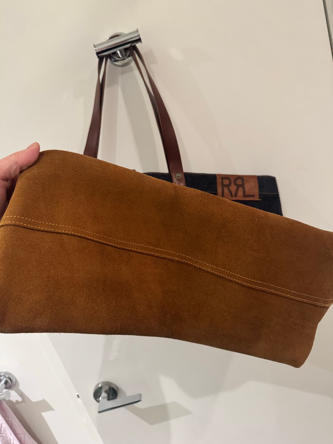 RRL 데님 트림 토트백 상품이미지2