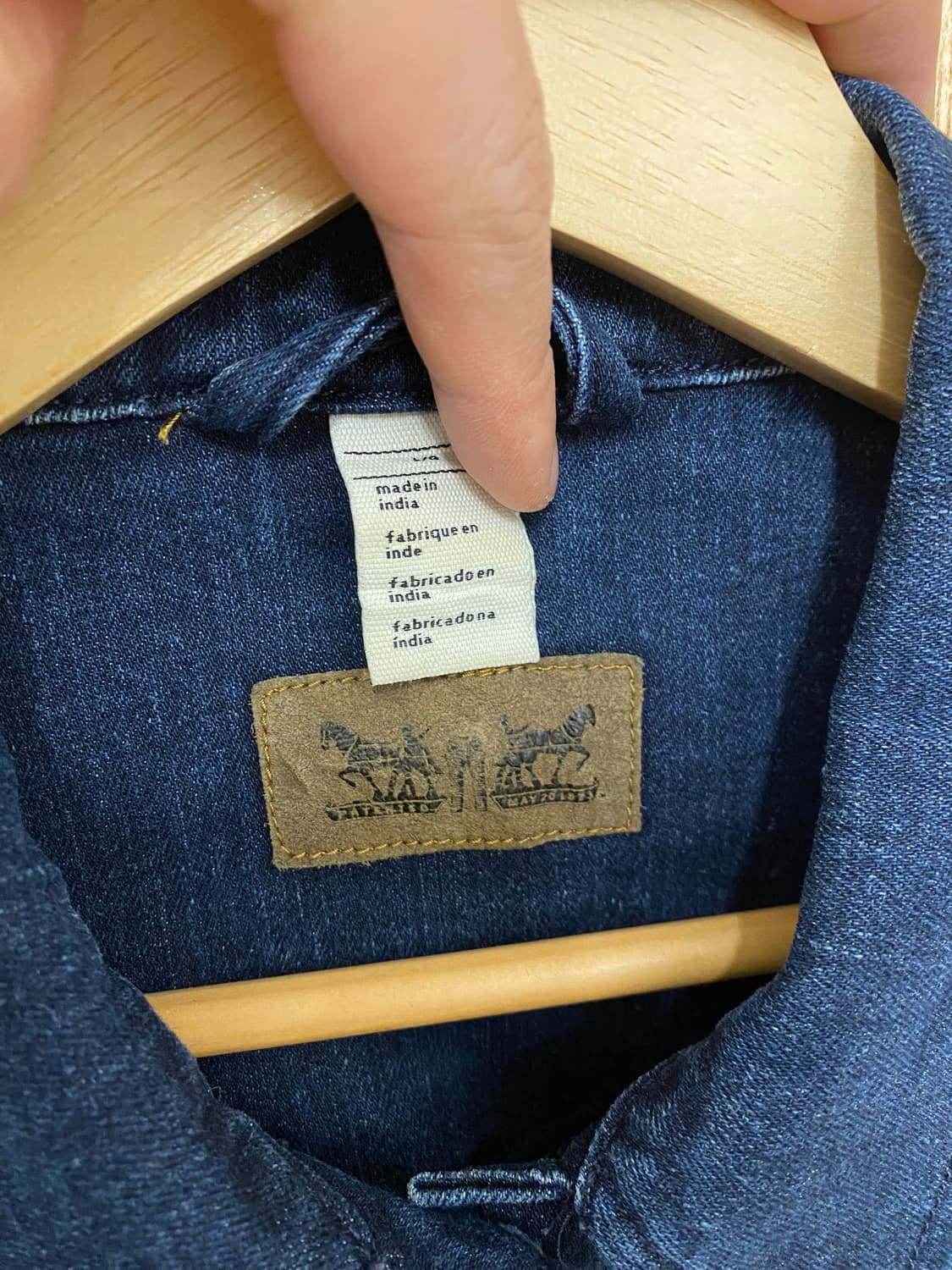 LEVI'S denim jacket 리바이스 딥 인디고 데님 자켓 상품이미지6