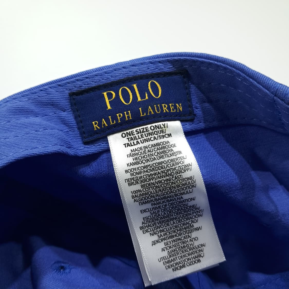 CL521 폴로 스카이블루 포니자수 로얄 블루 볼캡 모자 상품이미지8