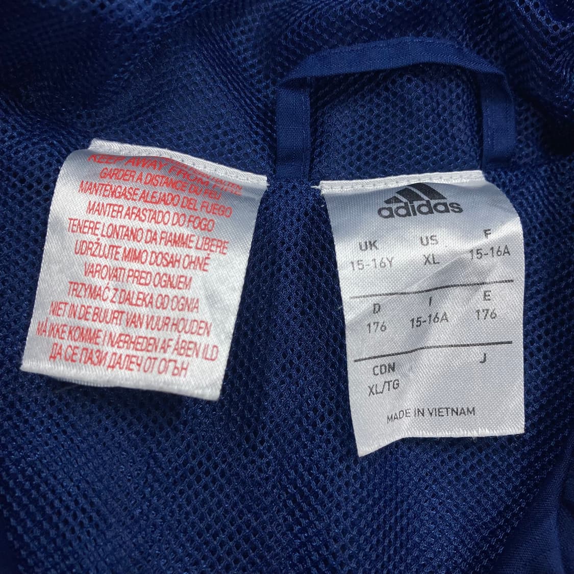 아디다스 AFC 아약스 로고 바람막이 상품이미지4