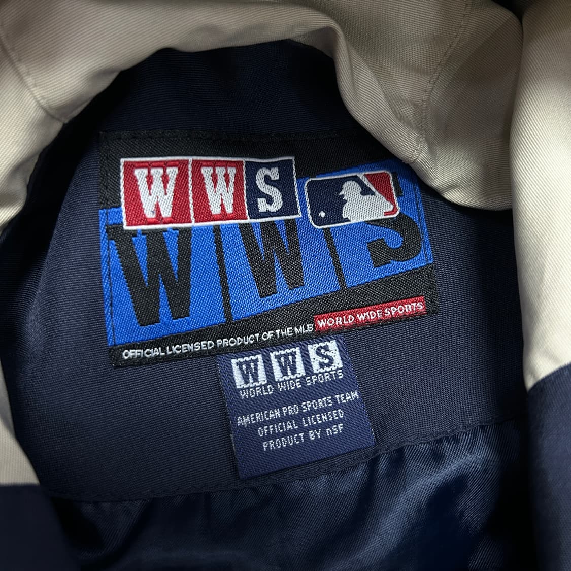 MLB 오클랜드 어슬레틱 네이비 바람막이(100) 상품이미지2