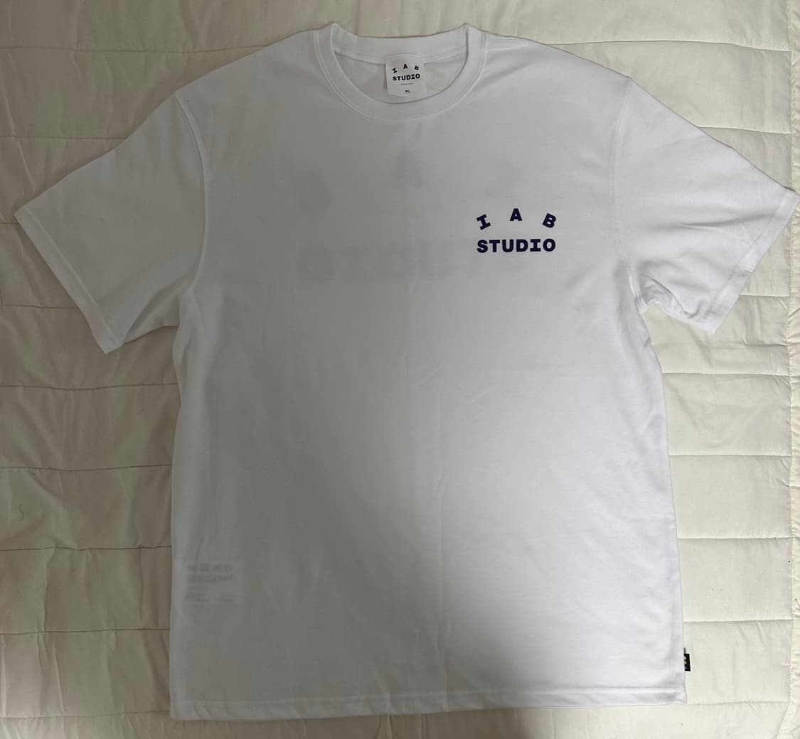[XL]아이앱스튜디오(iab studio) 반팔 화이트 상품이미지1