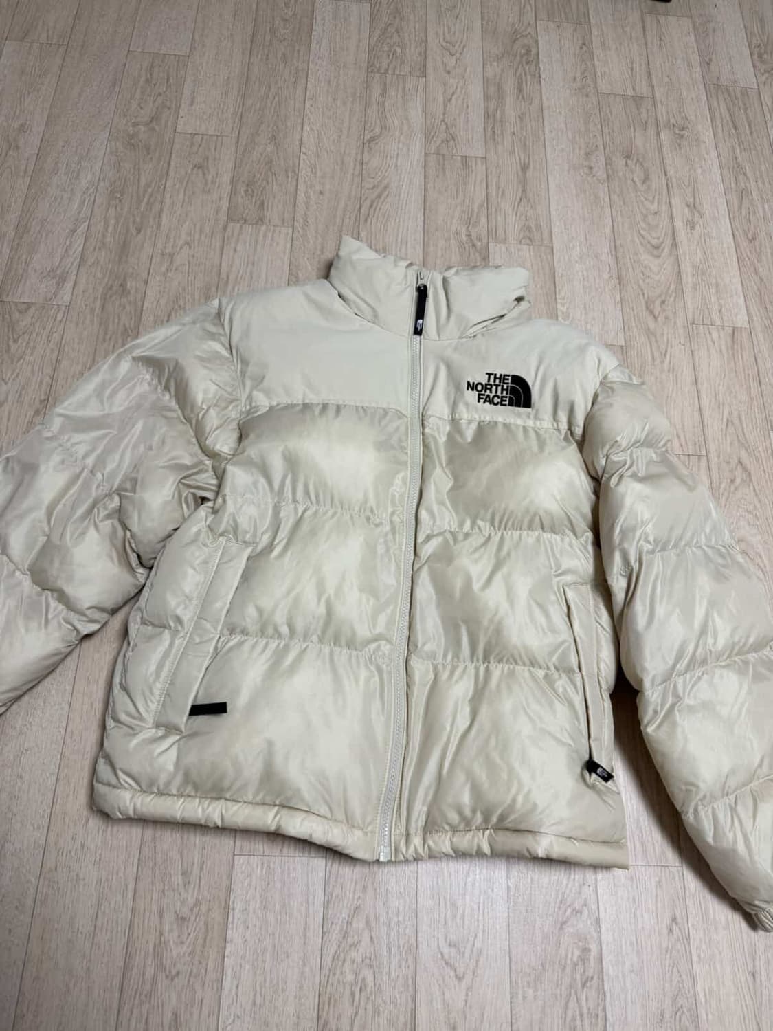 눕시 온볼 패딩 크림색 L 상품이미지1