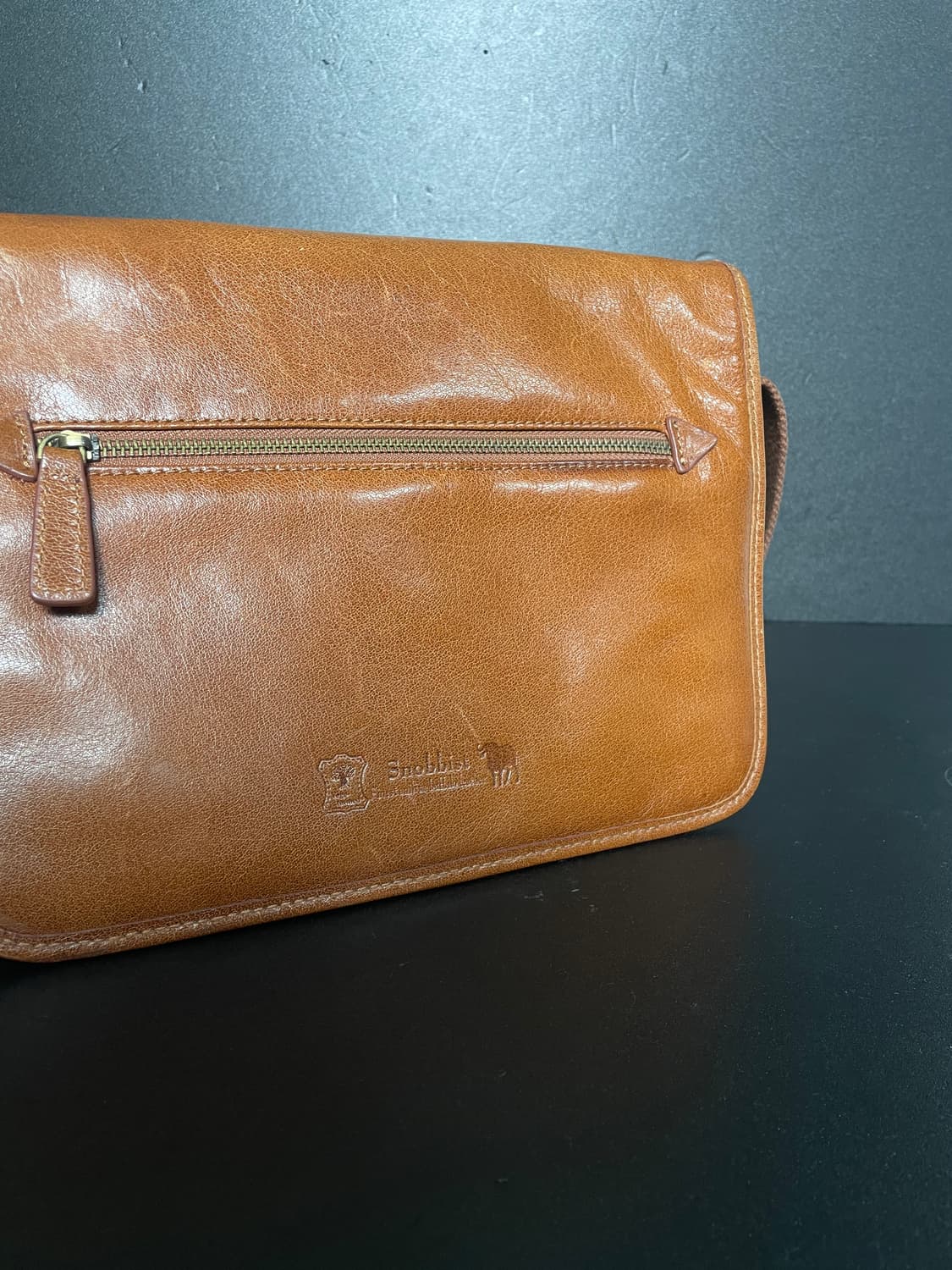 snobbist 버팔로 레더 크로스백 made in japan 상품이미지6