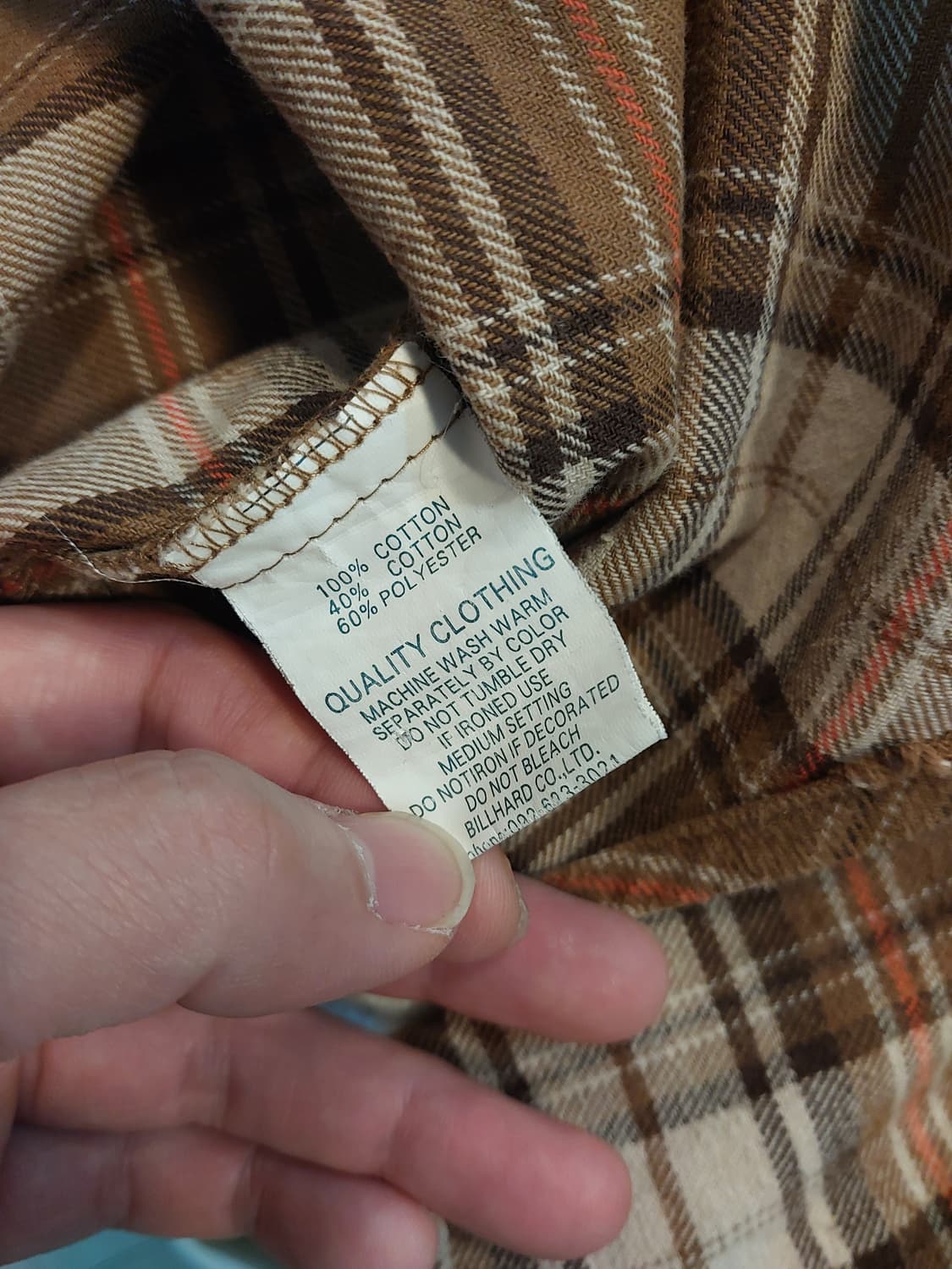 out of sight 웨스턴 플란넬 헌팅 셔츠 90~95 체감 상품이미지5