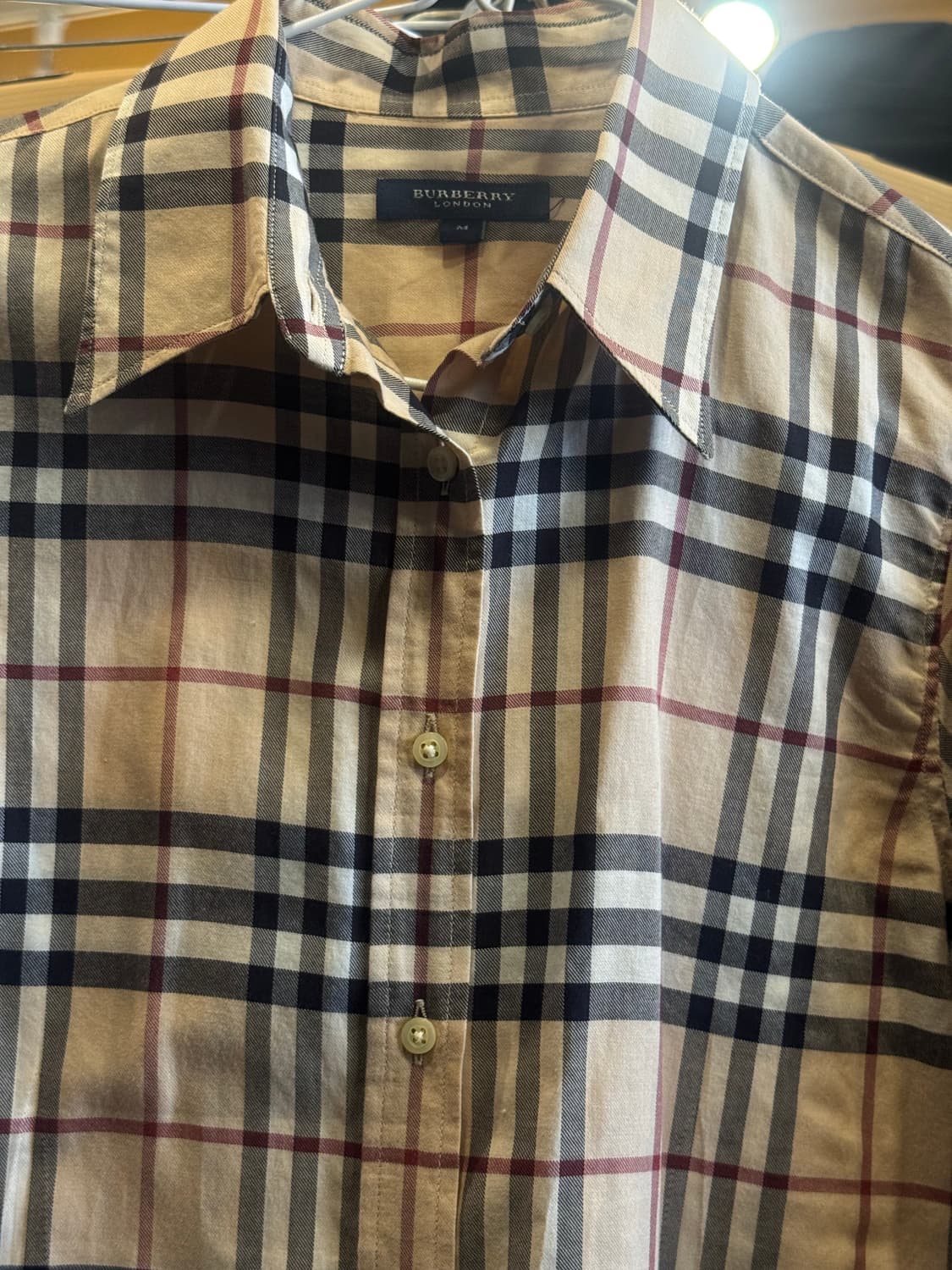 버버리 런던 체크 셔츠 m 상품이미지1