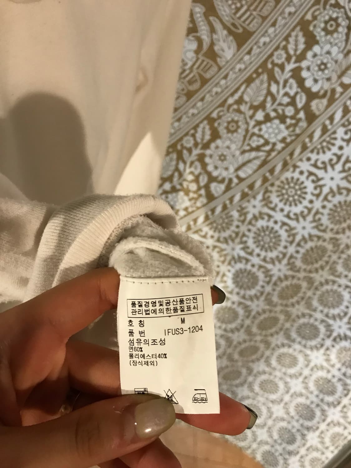 폴로진스 여성 기모 레이스 후드티  상품이미지3