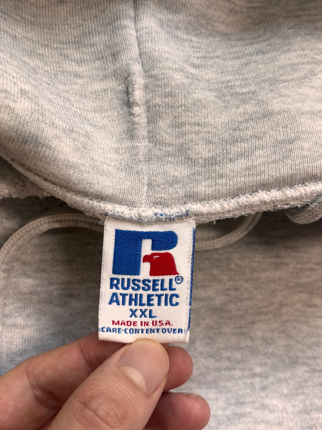 90s Made in USA 빈티지 러셀 후드 집업 XXL 상품이미지4